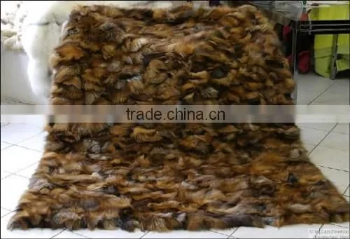 whoilesale Genuine fox fur blanket