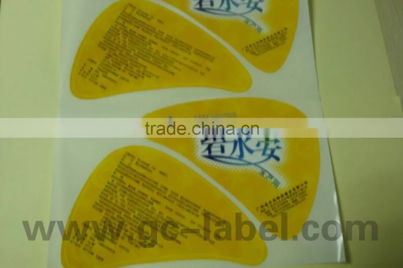 chemical adhesive label