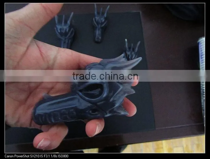 wholesale charming agate crystal dragon skull head