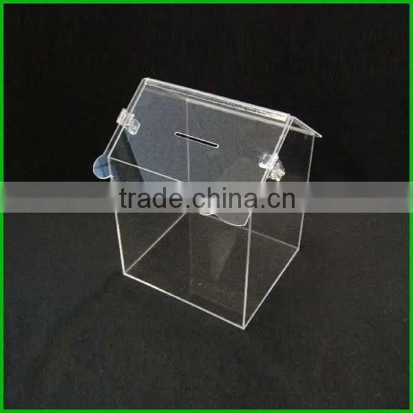 High Clear Charity Donation Box