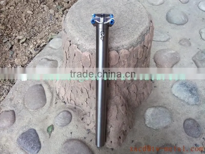 Factory Direct Sale light weight titanium seat post customize titanium material bike parts XACD titanium bicycle seat post