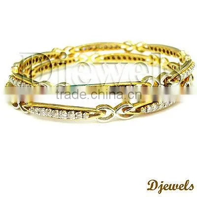 Diamond Ladies Bangles, Ladies Jewelry, Diamond Bangles