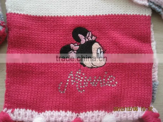 earmuff hat and scarf