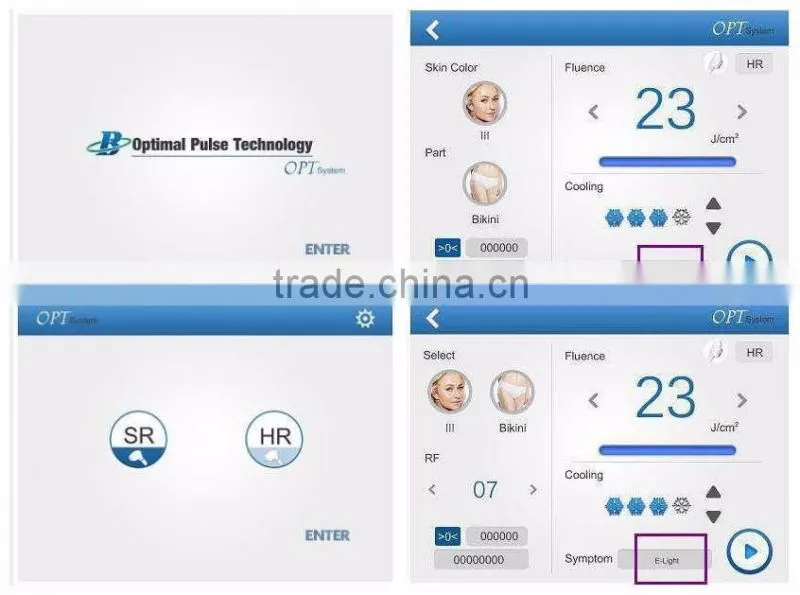 2016 Elight RF + IPL/ IPL laser permanent hair removal machine for sale