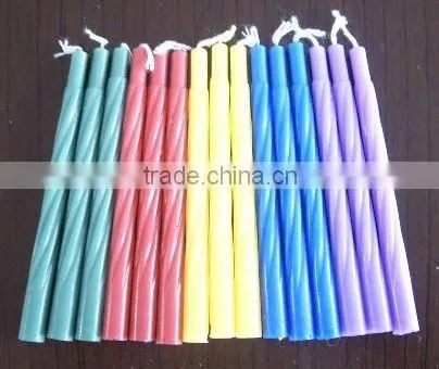 homeuse white candle in box and plastic bag