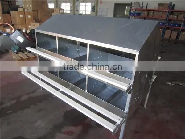 U-Best poultry farm manual egg collection box/laying nest
