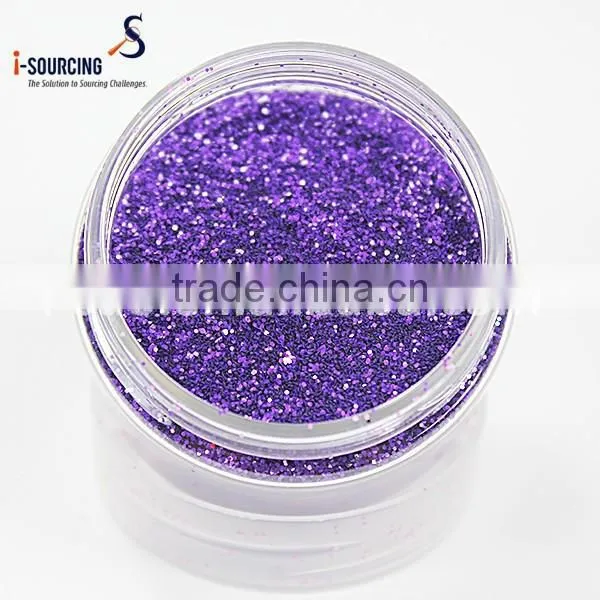 Bulk PET metallic glitter for plastic