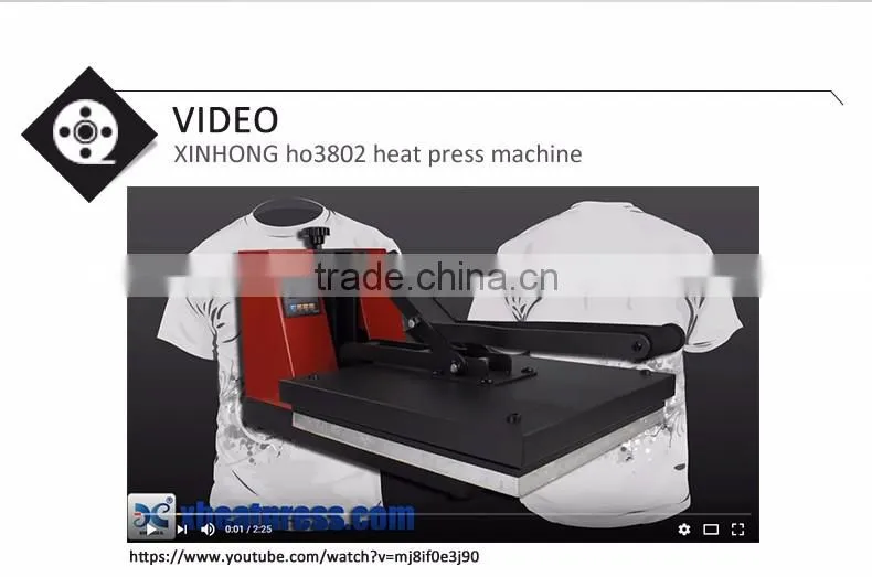 HP3802 15" x 15" Clamshell Tshirt Heat Press
