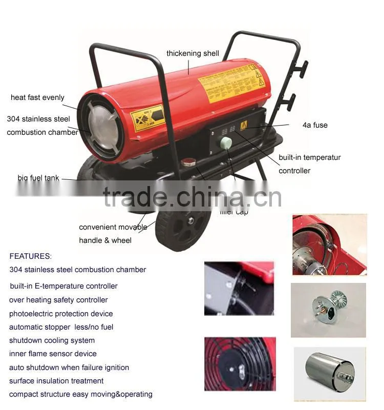 China manufacture fuel greenhouse heating machine
