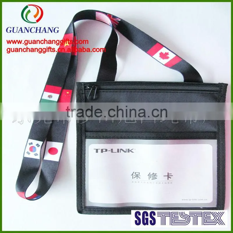 2014 hot selling cheap ticket holder pouch bag