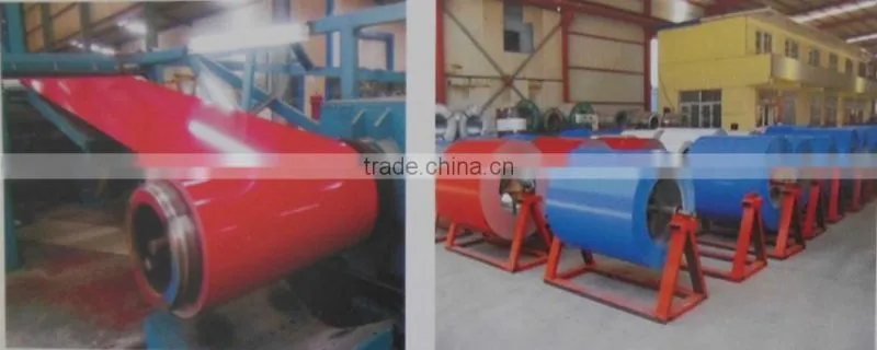 competitive price red color coated ppgi steel coil for metal roof steel sheets