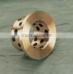 Bonze graphite flanged bearing bushing /sleeve bearing bushing