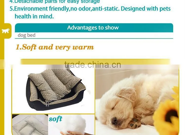 Pet luxury dog cushion bed