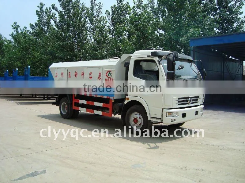 small dump garbage truck