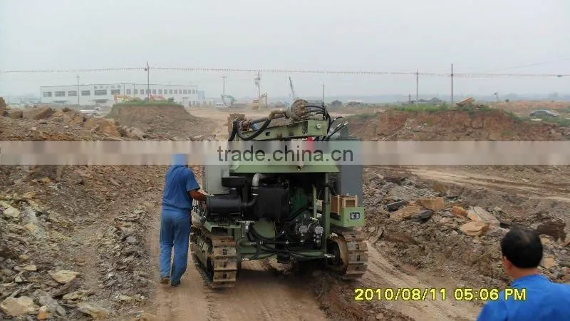(CTQ-D100YA2) mobile hydraulic crawler drilling equipment