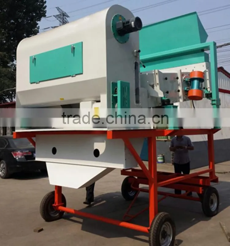 Complete sets of mobile grain quinoa cleaning machine