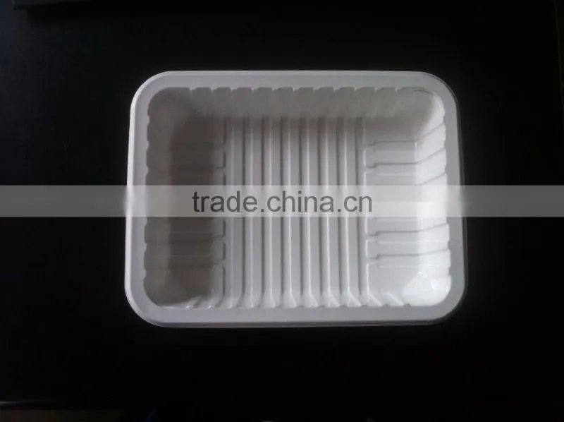 White PP disposable plastic food packaging take out containers food box