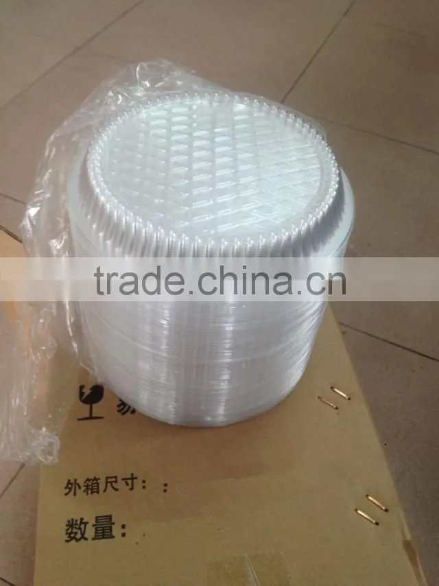 round clear plastic lid for tinfoil bowl