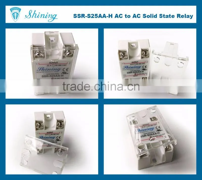 SSR-S25AA-H 25A General Current SSR Electrical Solid State Relay