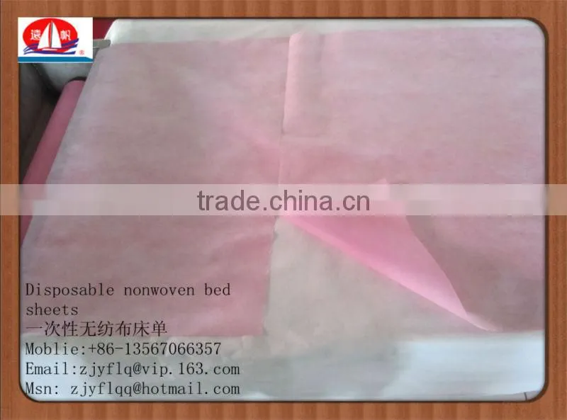 Pink nonwoven fabric