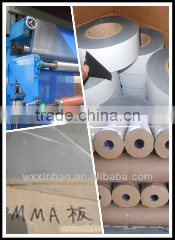 PMMA profile protective film with logo in asia