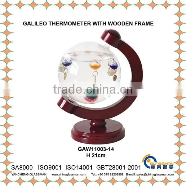 best popular desktop decoration galileo thermometer YG16901-EFFEL