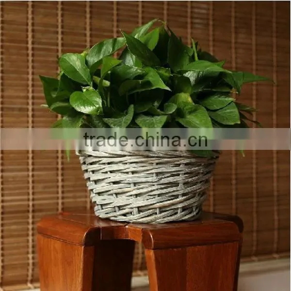 100%handmade craft exquisite wicker decorated flower girl baskets