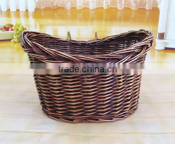 practical and durable bicycle basket wicker