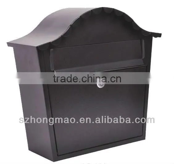 Wall mounted decorative outdoor mailbox