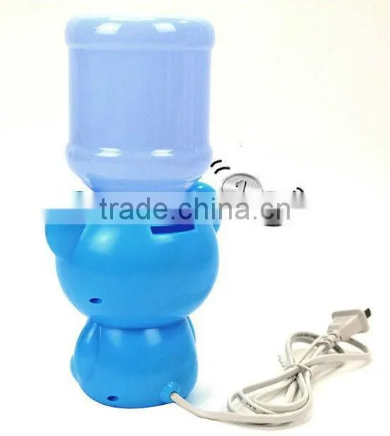 Supply Creative bear drinking machine lamps + piggy bank