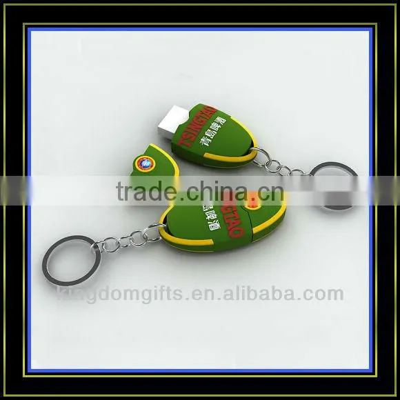 Hot Sale Sport Silicone USB Keychain