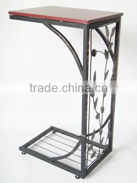 Adjustable Rolling Portable Mobile Computer Notebook Desk Stand Laptop Table