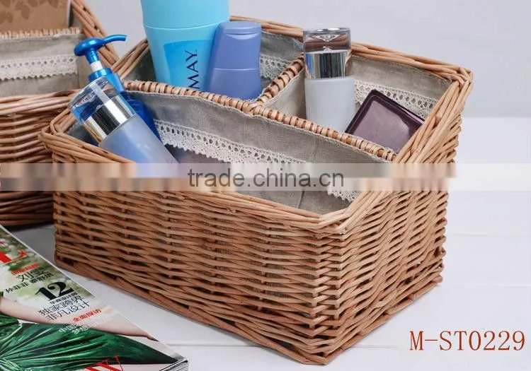ladder-shaped wicker basket for bsket