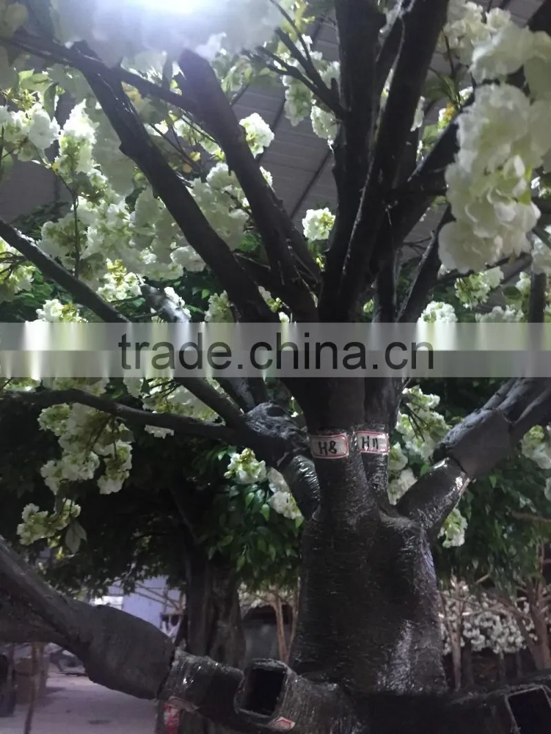 White birth Decorative large tree for wedding decoration cherry artificial tree wedding blossom tree