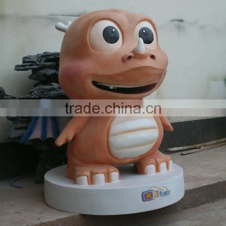 Fiberglass animal cartoon mascot