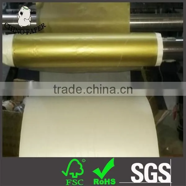 Golden and silver tissue clothes wrap garmet