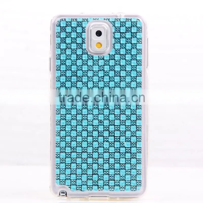TPU new design diamond stone phone case for Samsung NOTE 3