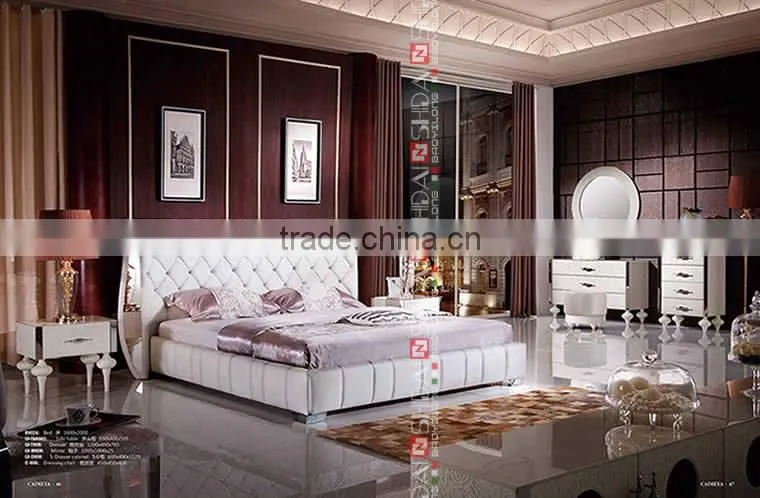 luxury bedroom set, wooden bedroom set, royal furniture bedroom sets B9024