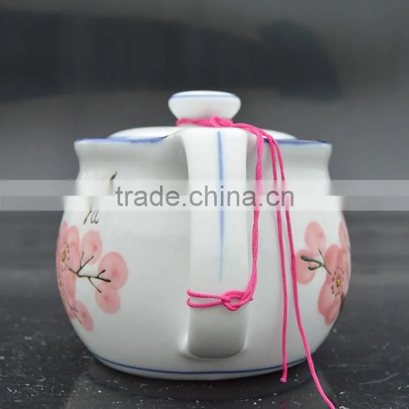 cheap hand painted porcelain teapot ceramic teapot