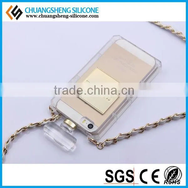 Luxury diamond Rhinestone Perfume Bottle Case for iPhone 6 / 6 plus/ 4 4S 5 5S for Samsung S4 Note 2/3 Mobile phone covers