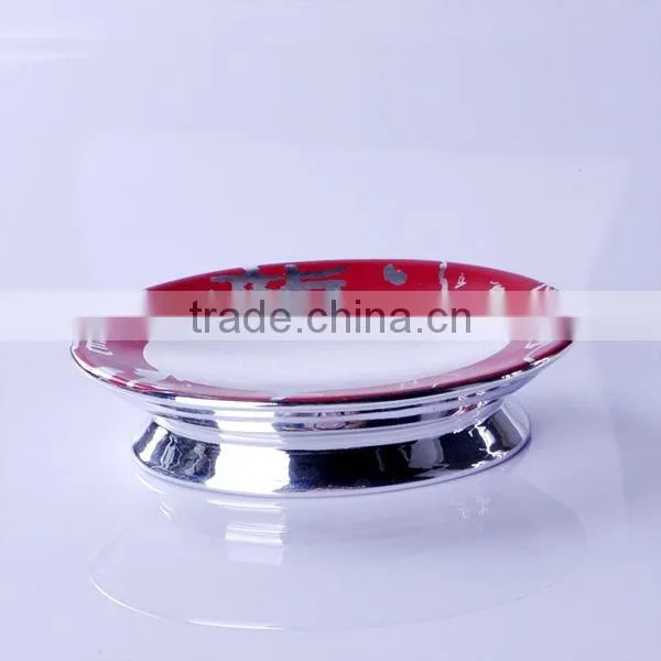 Chrome 4pcs bath set with different decal