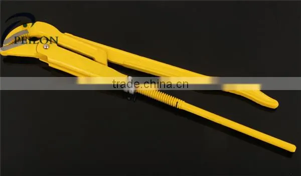 Carbon Steel Pipe Clamp Pliers Pipe Wrench Heavy Duty Pump Double Handle Pipe Clamp