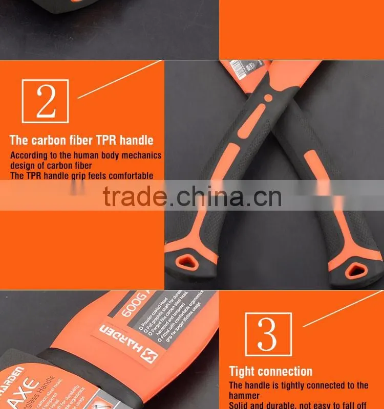 Carbon Steel Professional Hatchet Fiberglass Handle