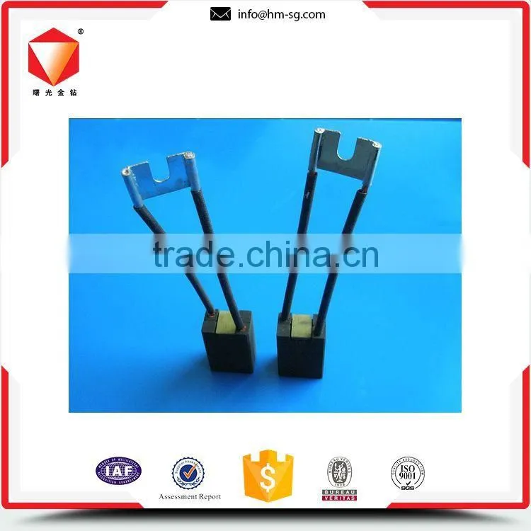 High quality high efficiency carbon brush for industrial machinery