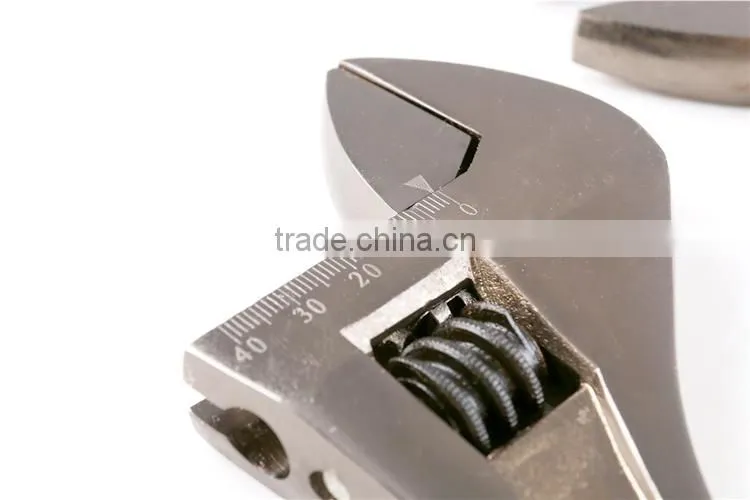 High Quality Black Nickel-Plated Adjustable Wrench