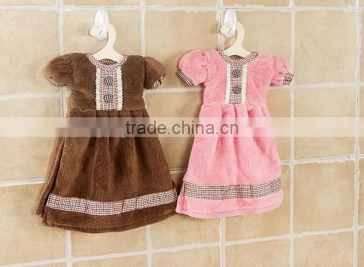 Best Quality Princess Dress Printed Kids Small Airline Hand Towels For Children Microfiber Hand Towel