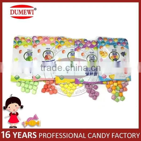 Sweet Green Color Apple Juice Chewing Soft Candy