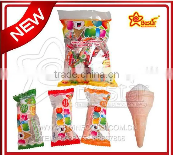 Cube Shape Marshmallow With Fruity Jam