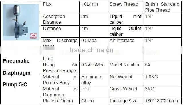 Diaphragm Pump With Buffer Tank