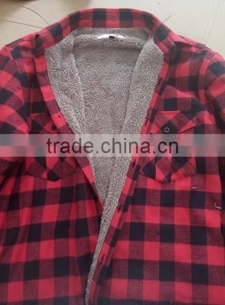 wholesale flannel shirt thermal shirt plaid shirt
